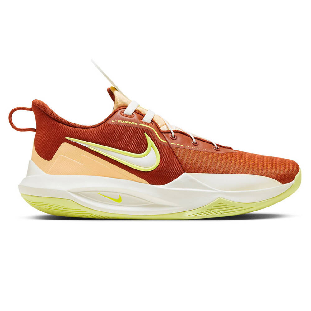 Nike Precision 6 FlyEase Basketball Shoes Orange/Yellow US Mens 15 ...