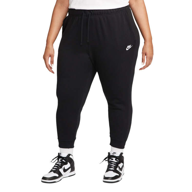 Nike Womens Sportswear Club Fleece Jogger Pants (Plus Size) Black XL