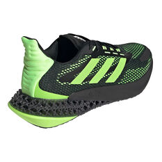 adidas 4DFWD Pulse GS Kids Running Shoes, Black/Green, rebel_hi-res