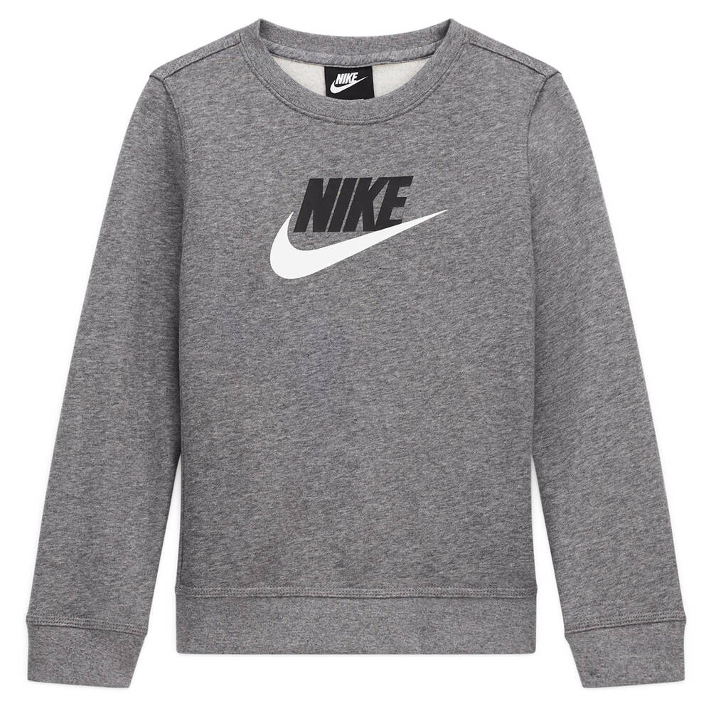 Nike Boys NSW Club HBR Sweatshirt Grey XS | Rebel Sport