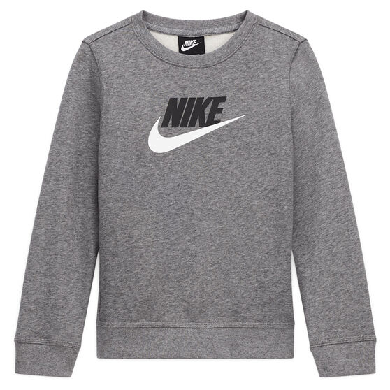 Nike Boys NSW Club HBR Sweatshirt, Grey, rebel_hi-res
