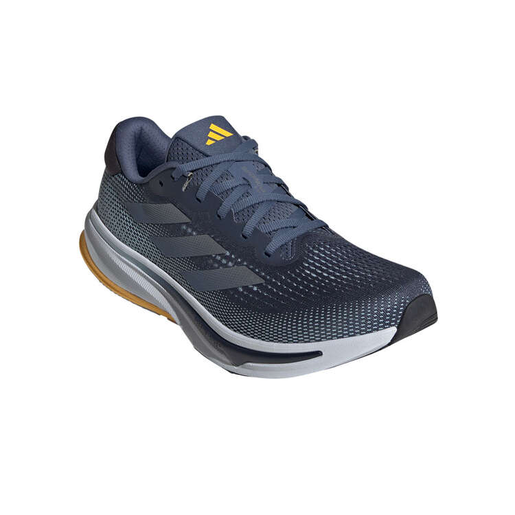 adidas Supernova Rise Mens Running Shoes, Grey/Yellow, rebel_hi-res