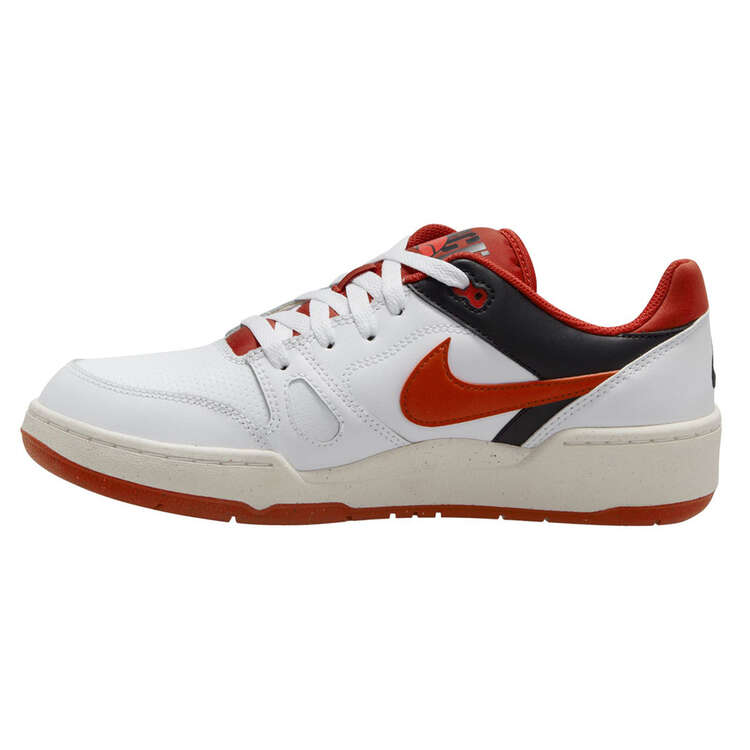 Nike Full Force Low Mens Casual Shoes, White/Red, rebel_hi-res