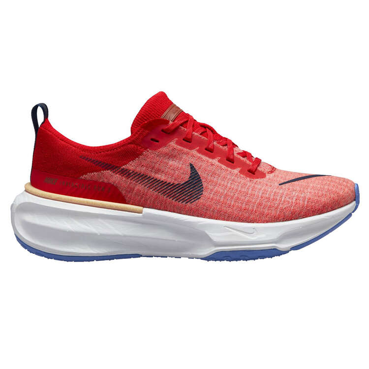 Nike ZoomX Invincible Run Flyknit 3 Mens Running Shoes, Red/Blue, rebel_hi-res