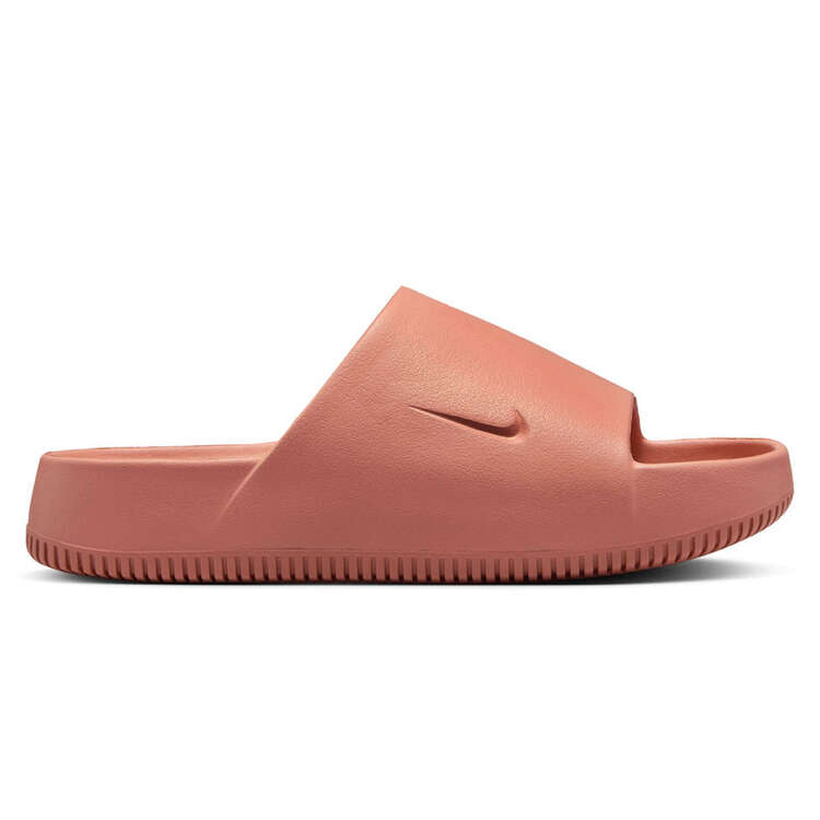 Nike Calm Womens Slides Pink US 6, Pink, rebel_hi-res