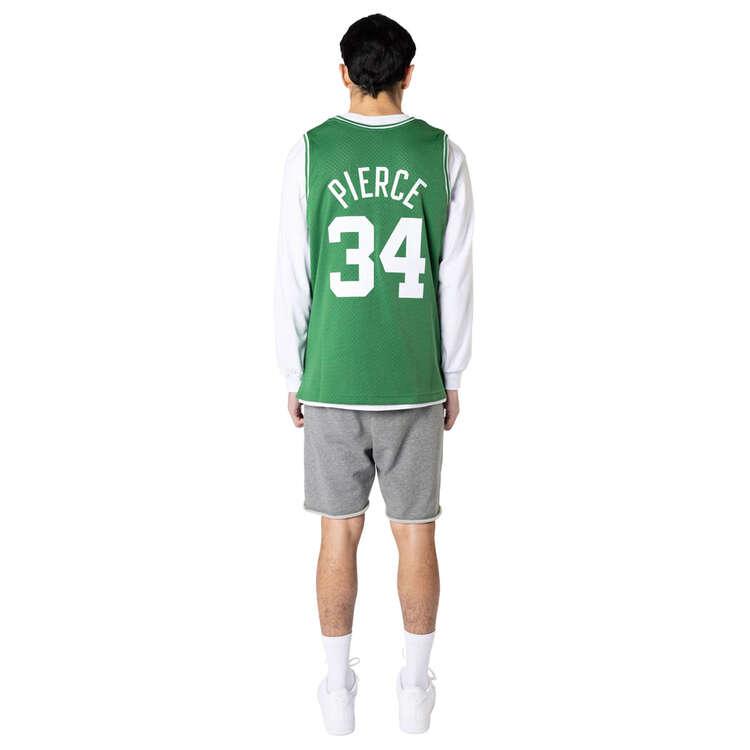 Boston Celtics Paul Pierce Mens 2007/08 Road Swingman Jersey Green S, Green, rebel_hi-res