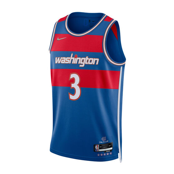 Nike Washington Wizards Bradley Beal Mens City Edition Swingman Jersey, Blue, rebel_hi-res