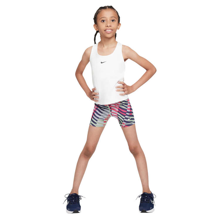 Nike Pro Girls 3 Inch Training Shorts, Pink, rebel_hi-res
