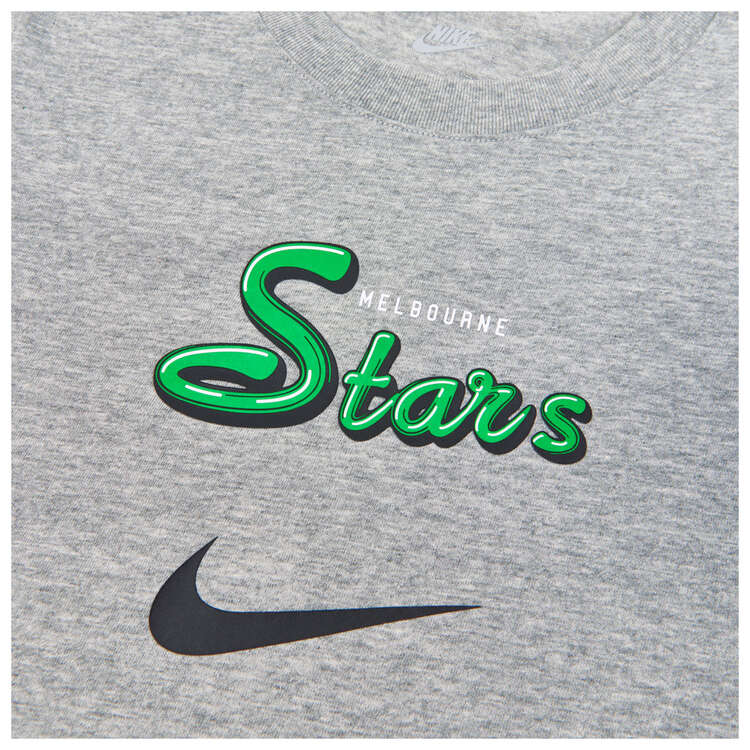 Nike Youth Melbourne Stars Graphic Tee, Grey, rebel_hi-res