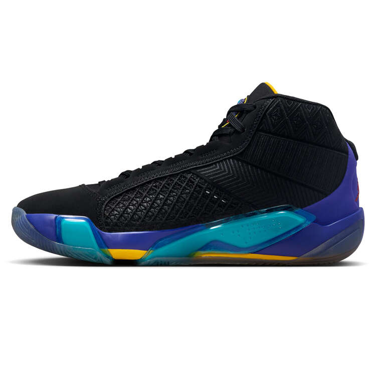 Air Jordan 38 Aqua Basketball Shoes Black/Multi US Mens 7 / Womens 8.5, Black/Multi, rebel_hi-res