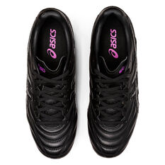 Asics Lethal Flash IT 2 Womens Football Boots, Black/Purple, rebel_hi-res