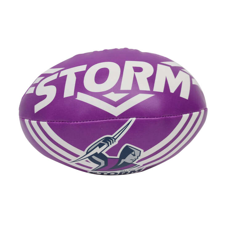 Steeden NRL Melbourne Storm Sponge Supporter Ball, , rebel_hi-res