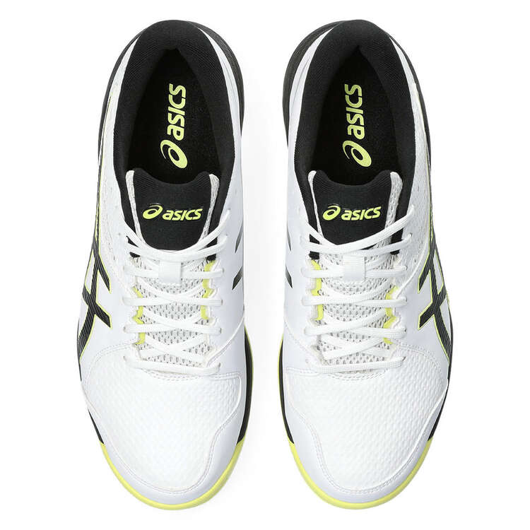 Asics GEL Peake 2 Mens Cricket Shoes, White/Yellow, rebel_hi-res