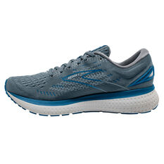 Brooks Glycerin 19 Mens Running Shoes Grey/Blue US 8, Grey/Blue, rebel_hi-res
