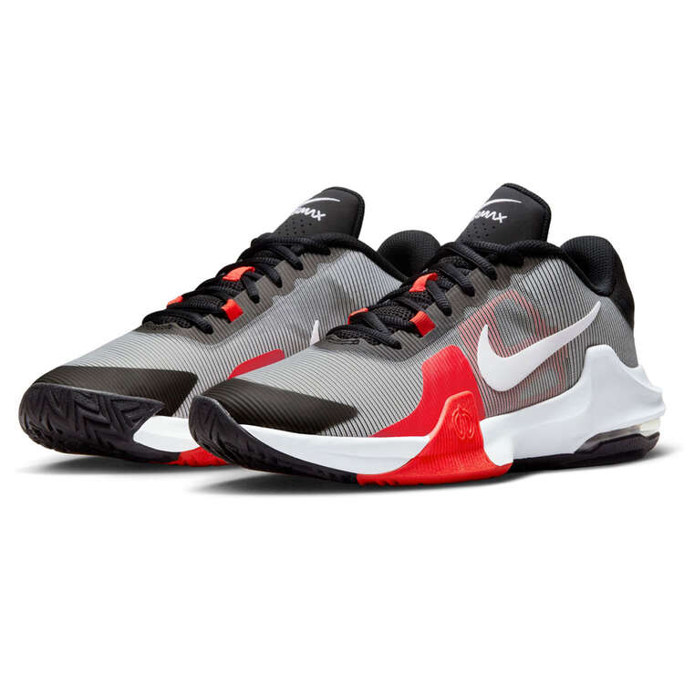 Nike Air Max Impact 4 Basketball Shoes, Black/White, rebel_hi-res