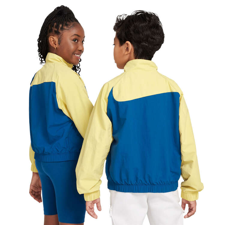 Nike Kids Sportswear Amplify Woven Jacket Blue/Gold XS, Blue/Gold, rebel_hi-res