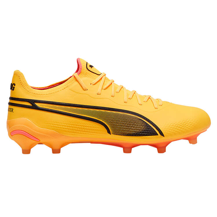 Puma King Ultimate Football Boots, Yellow/Black, rebel_hi-res