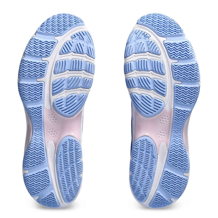 Asics Netburner Shield Womens Netball Shoes, Blue/White, rebel_hi-res
