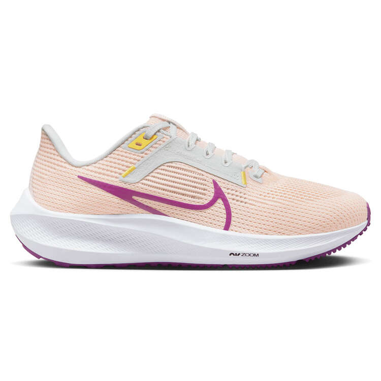 Nike Air Zoom Pegasus 40 Womens Running Shoes, Brown/Pink, rebel_hi-res