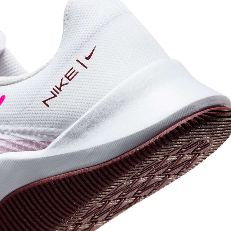Nike MC Trainer 2 Womens Nike Lifting Shoes, White/Pink, rebel_hi-res