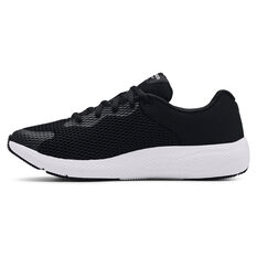 Under Armour Charged Pursuit 2 Womens Running Shoes Black/Grey US 6, Black/Grey, rebel_hi-res