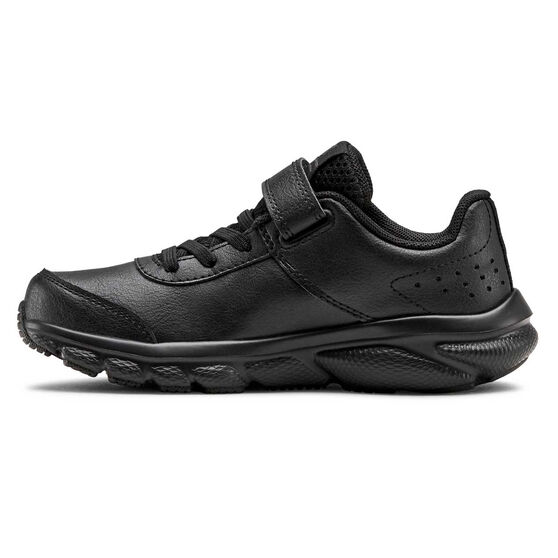 Under Armour Charged Assert 8 Kids Running Shoes, Black, rebel_hi-res