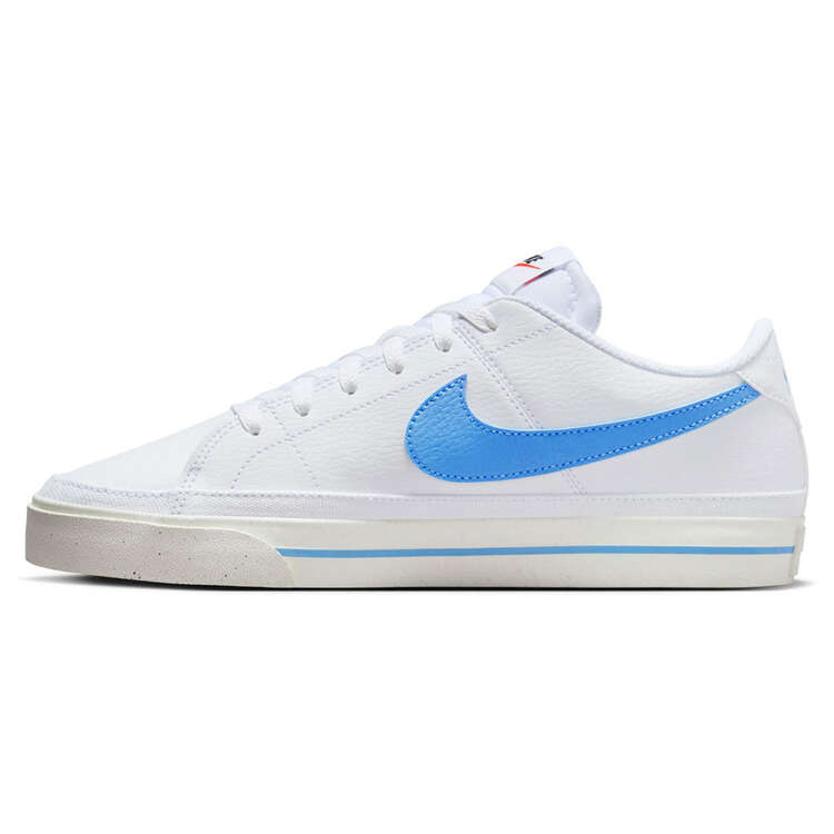 Nike Court Legacy Next Nature Mens Casual Shoes, White/Blue, rebel_hi-res