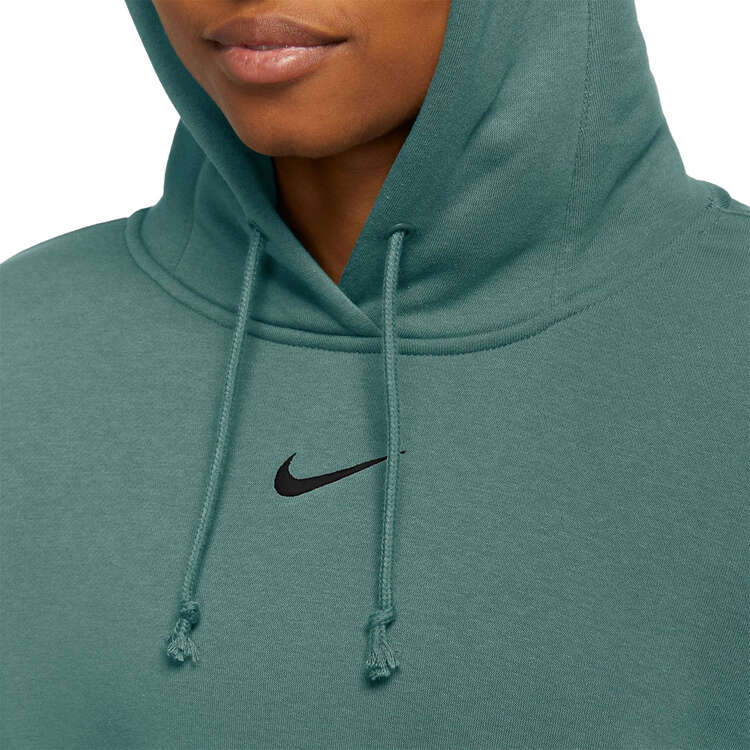 Nike Womens Phoenix Oversized Pullover Hoodie, Green, rebel_hi-res