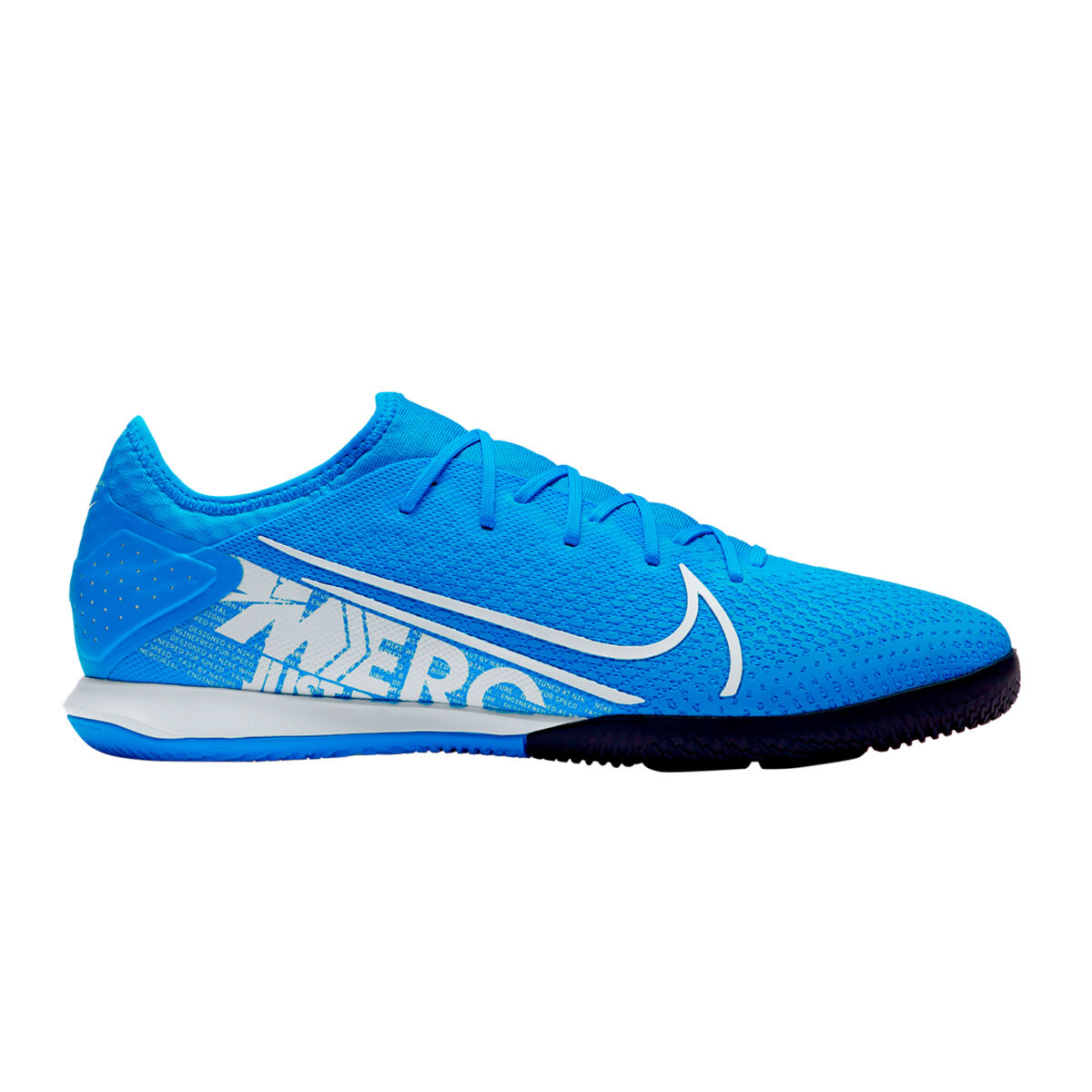 blue nike mercurial indoor soccer shoes