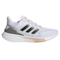 adidas EQ21 Womens Running Shoes White/Black US 6, White/Black, rebel_hi-res