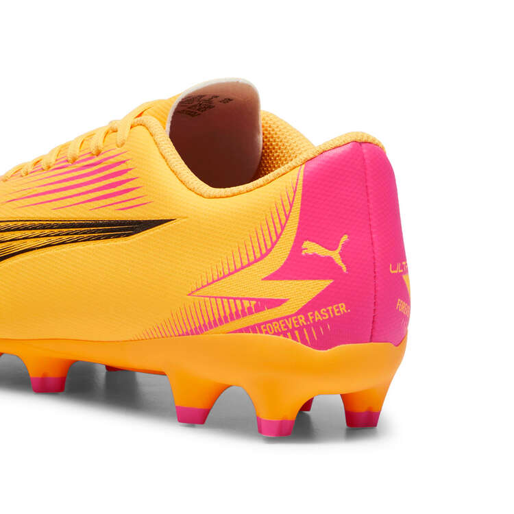 Puma Ultra Play Kids Football Boots, Yellow/Black, rebel_hi-res