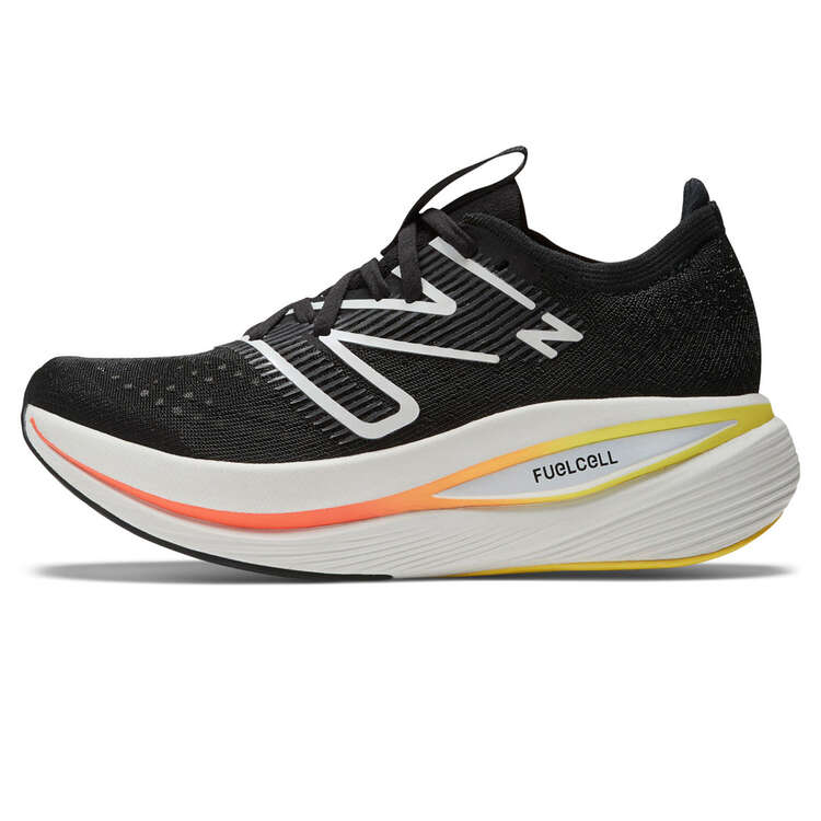 New Balance FuelCell Supercomp Trainer v1 Womens Running Shoes Black/Orange US 7, Black/Orange, rebel_hi-res