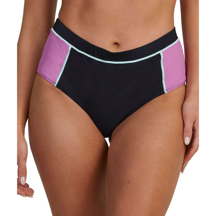 Roxy Womens Ace Hipster Bikini Bottoms Purple XS, Purple, rebel_hi-res