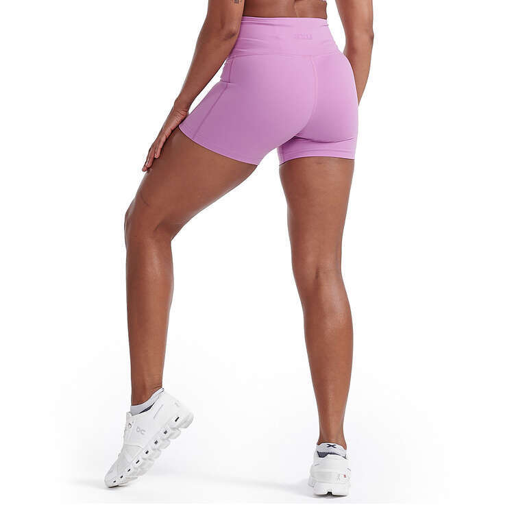 2XU Womens Form 4 Inch Shorts Purple XS, Purple, rebel_hi-res