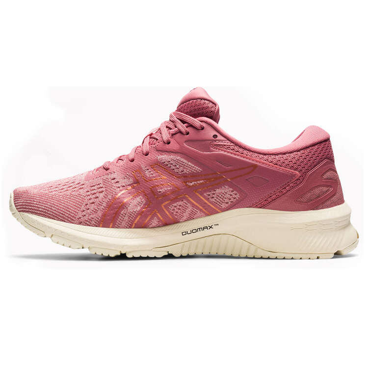 Asics GT 1000 10 Womens Running Shoes Pink/Gold US 9.5, Pink/Gold, rebel_hi-res