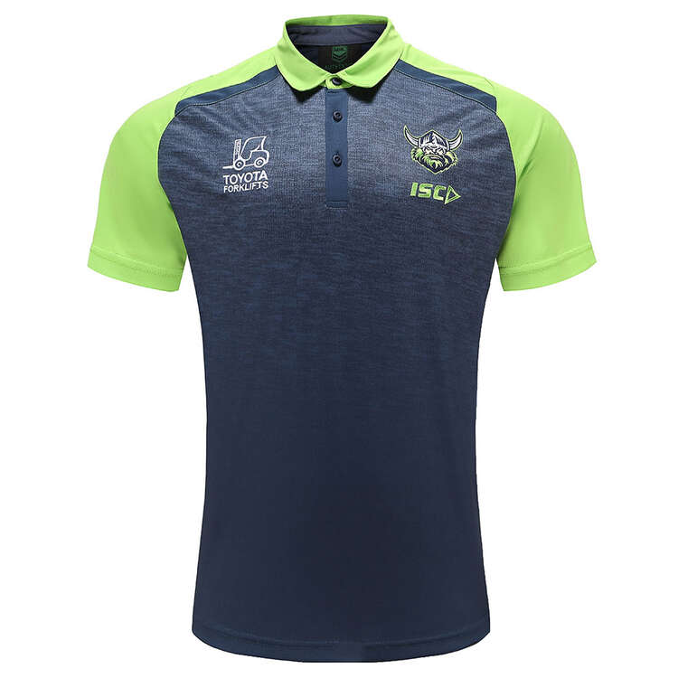 Canberra Raiders Mens 2023 Team Polo Navy S, Navy, rebel_hi-res