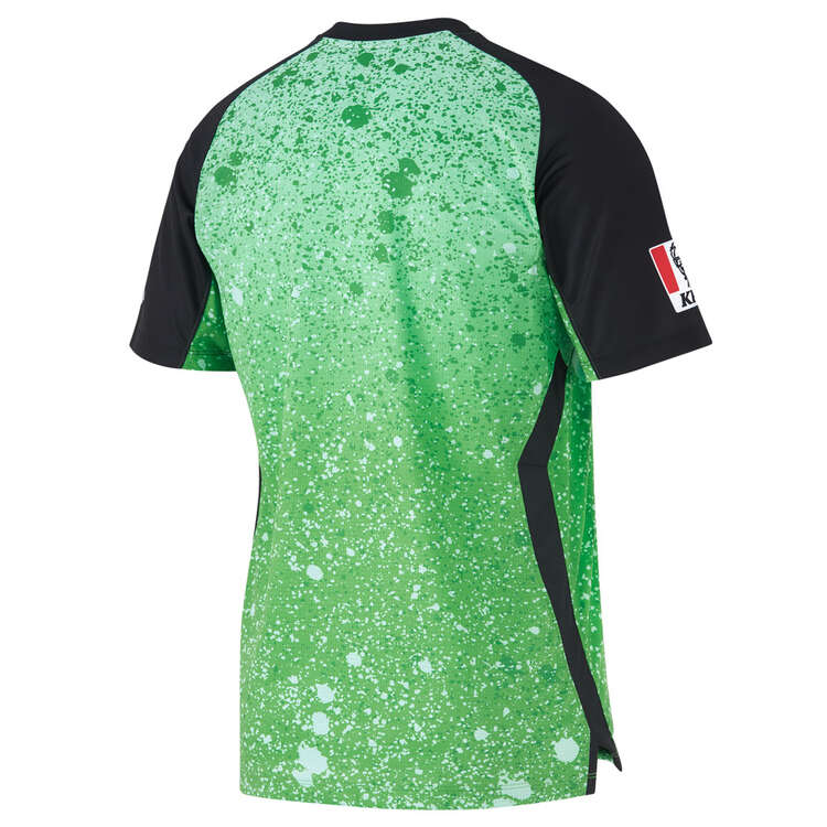 Nike Mens Melbourne Stars 2023/24 Replica BBL Home Shirt, Green, rebel_hi-res