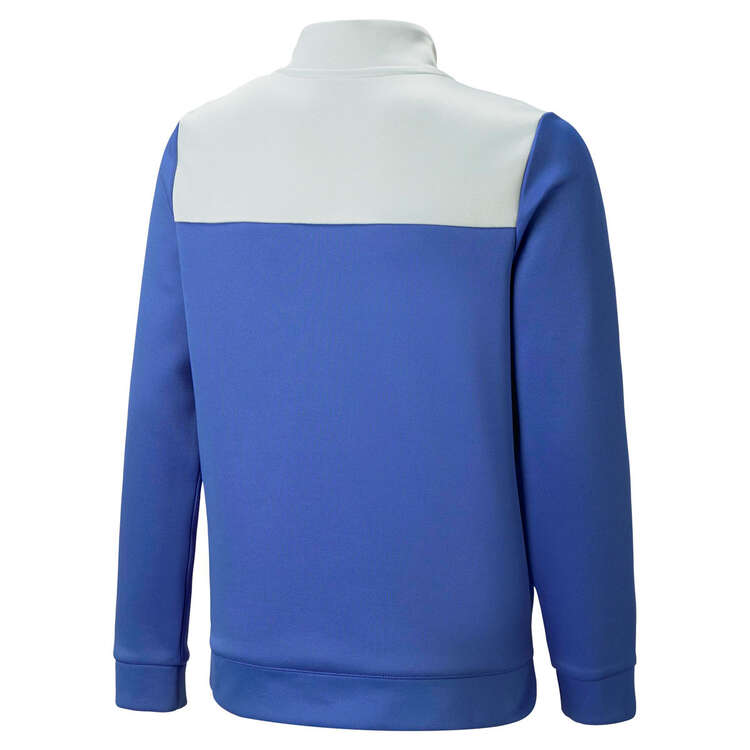 Puma Boys Fit 1/4 Zip Sweatshirt, Blue, rebel_hi-res
