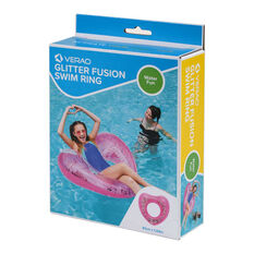 Verao Glitter Fusion Inflatable Swim Ring, , rebel_hi-res