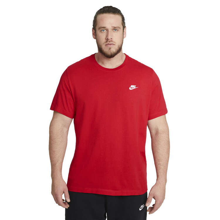 Nike Mens Sportswear Club Tee, Red, rebel_hi-res