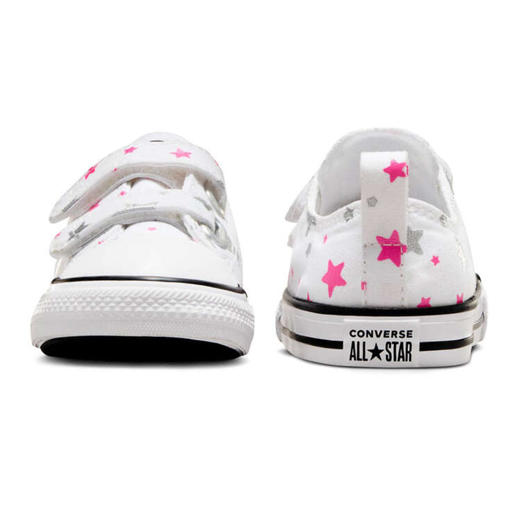 Converse Chuck Taylor All Star Easy On Sparkle Toddlers Shoes, White/Silver, rebel_hi-res