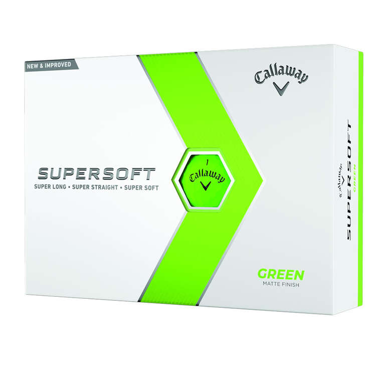 Callaway Supersoft Green Golf Ball, , rebel_hi-res