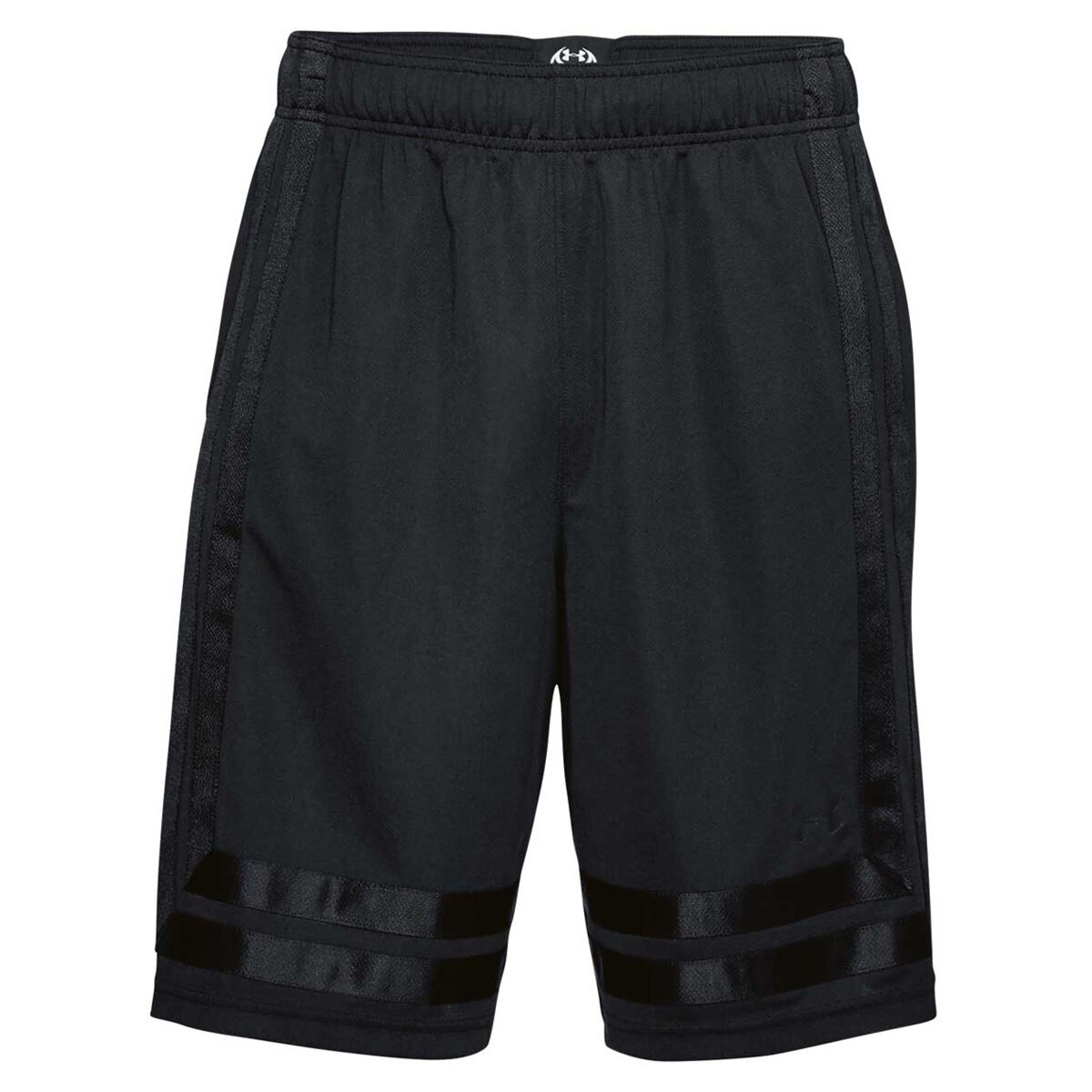 under armour black basketball shorts