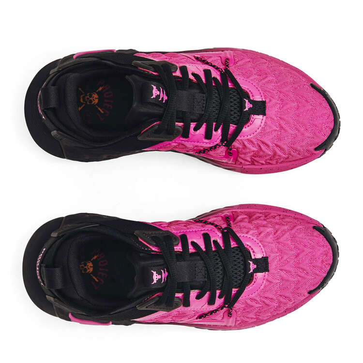 Under Armour Project Rock 6 Womens Training Shoes, Pink/Black, rebel_hi-res