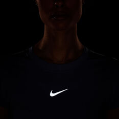 Nike Womens Dri-FIT Run Division Tee, Indigo, rebel_hi-res
