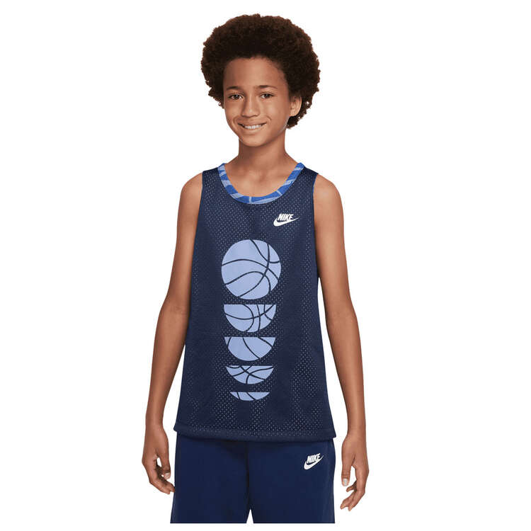 Nike Youth Culture Of Basketball Reversible Jersey Navy/Blue XS, Navy/Blue, rebel_hi-res