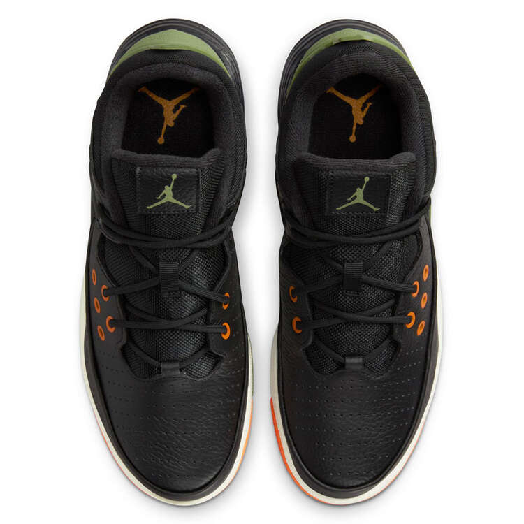 Jordan Max Aura 5 Basketball Shoes, Black/Olive, rebel_hi-res