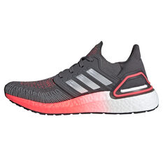 adidas Ultraboost 20 Womens Running Shoes, Grey/Silver, rebel_hi-res