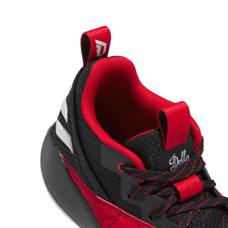 adidas Dame Certified Basketball Shoes, Black/Red, rebel_hi-res