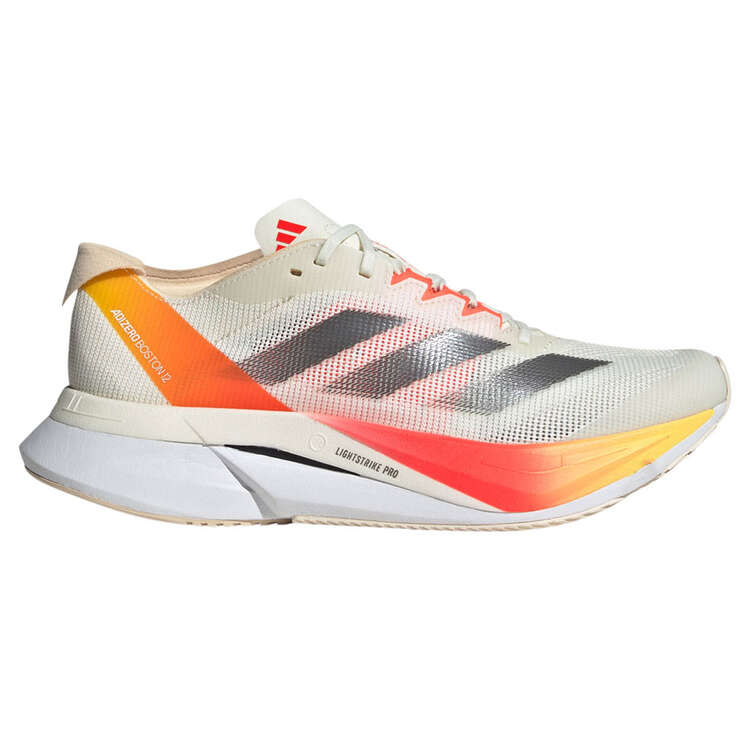 adidas Adizero Boston 12 Womens Running Shoes Tan/Red US 6, Tan/Red, rebel_hi-res